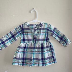Plaid Baby Top